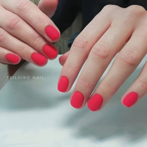 Гель-лак Komilfo Deluxe Series №D079 (яркий красный, эмаль), 8 мл