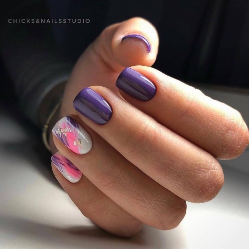 Гель-лак Komilfo Deluxe Series №D109 (приглушенный фиолетовый, эмаль), 8 мл