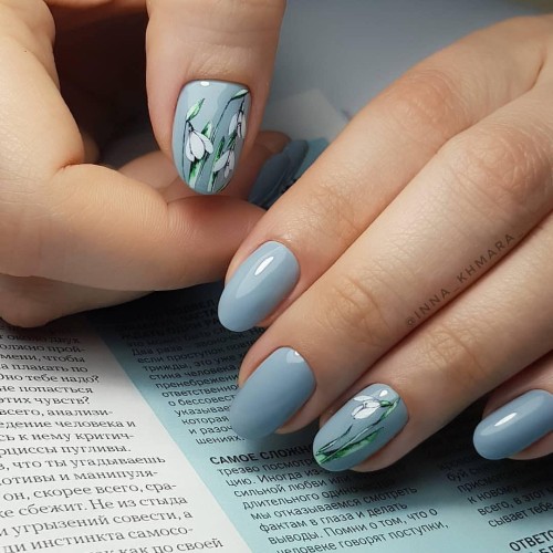 Гель-лак Komilfo Deluxe Series №D139 (темный серо-голубой, эмаль), 8 мл