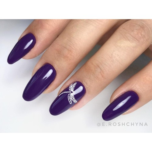 Гель-лак Komilfo Deluxe Series №D223 (сливово-фиолетовый, эмаль), 8 мл