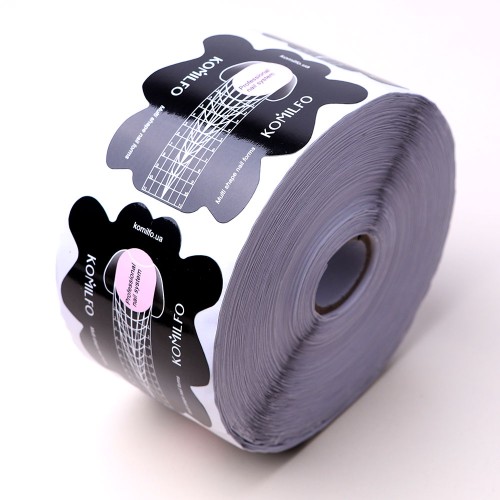 Komilfo Multi Shape Nail Forms 100 pcs – multifunctional nail forms
