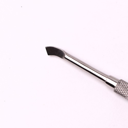 Komilfo pusher M for manicure and pedicure with a curette in a dichroic case