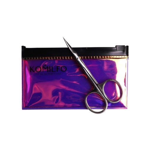 Komilfo IC Ultra 23 mm, professional cuticle scissors, dichroic case