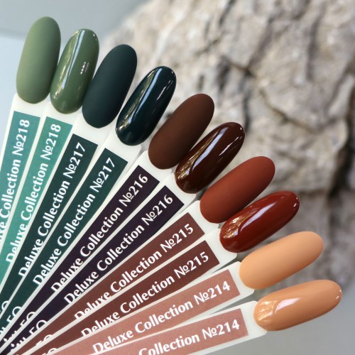 Гель-лак Komilfo Deluxe Series №D213 (коричнево-бежевый, эмаль), 8 мл