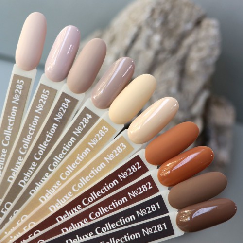 Gel Polish Komilfo Deluxe Series D283 (pale yellow-olive, enamel), 8 ml