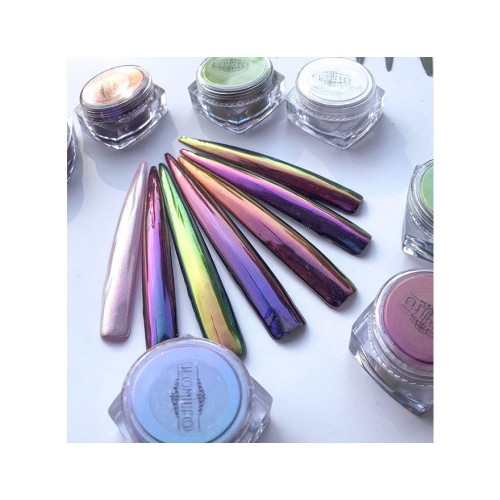 Komilfo rubbing Beetle №005 (pink-violet-green), 0.5 g