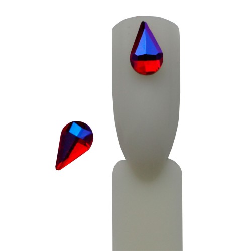 Komilfo Arrow stones (5×8 mm) Red AB, 2 pieces