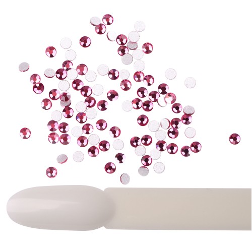 Komilfo rhinestones Rose, size 6 (pack of 100)