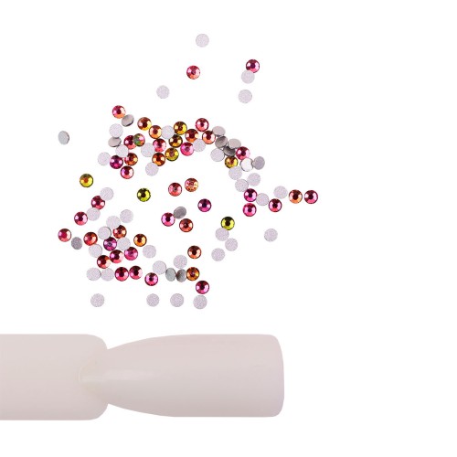 Komilfo rhinestones Rainbow, size 4 (pack of 100)
