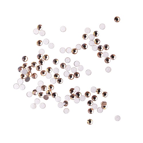 Komilfo rhinestones (pack of 100) Gold champagne, size 5