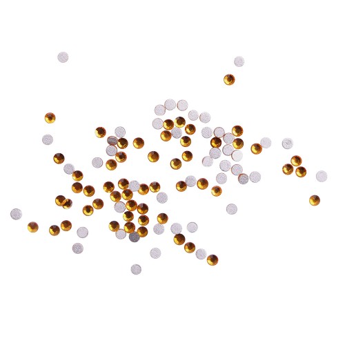 Komilfo rhinestones Topaz, size 4 (100 pcs per pack) Komilfo rhinestones Topaz, size 4 (100 pcs per pack)