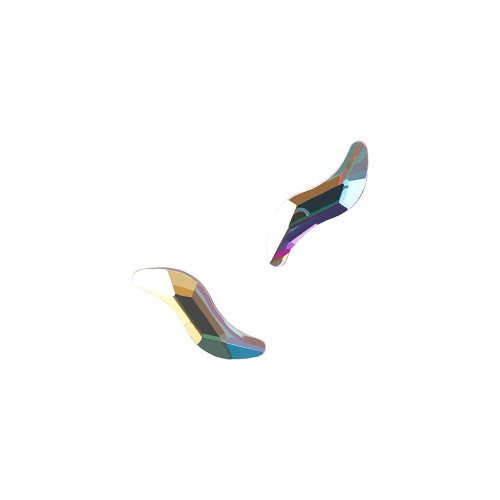 Komilfo Stones S (2×9 mm) Crystal AB, 2 pieces