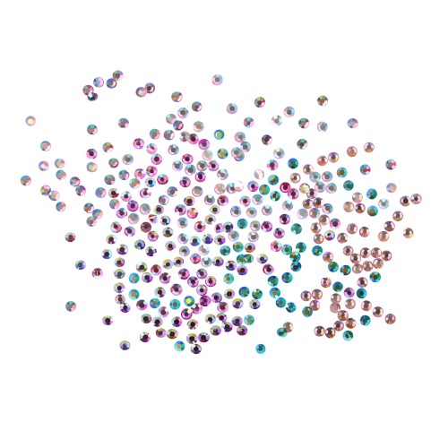 Komilfo rhinestones, Six-Mix Aurora (1600 pcs.), Size ss3 Komilfo rhinestones, Six-Mix Aurora (1600 pcs.), Size ss3