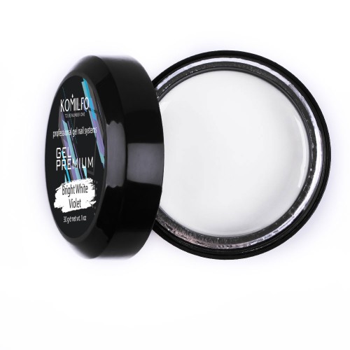 Komilfo Gel Premium Bright White Violet, 30 g Komilfo Gel Premium Bright White Violet, 30 g