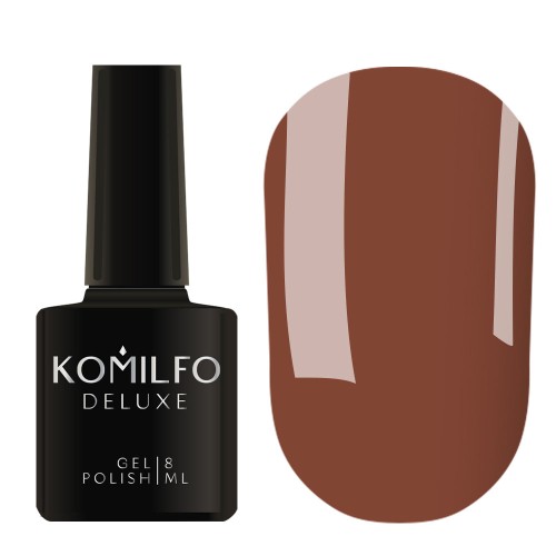 Gel Polish Komilfo Deluxe Series D273 (milk chocolate, enamel), 8 ml Gel Polish Komilfo Deluxe Series D273 (milk chocolate, enamel), 8 ml