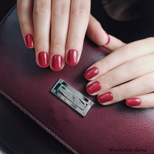 Gel polish Komilfo Deluxe Series D096 (burgundy Marsala, enamel), 15 ml