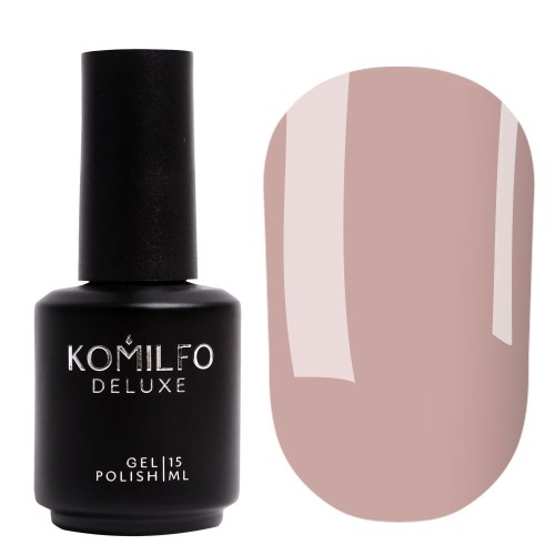 Gel Polish Komilfo Deluxe Series D205 (cocoa, milk chocolate, enamel, for French), 15 ml Gel Polish Komilfo Deluxe Series D205 (cocoa, milk chocolate, enamel, for French), 15 ml