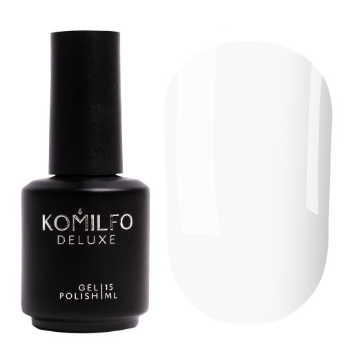Gel Polish Komilfo French Collection F010 (white, enamel, for french), 15 ml Gel Polish Komilfo French Collection F010 (white, enamel, for french), 15 ml