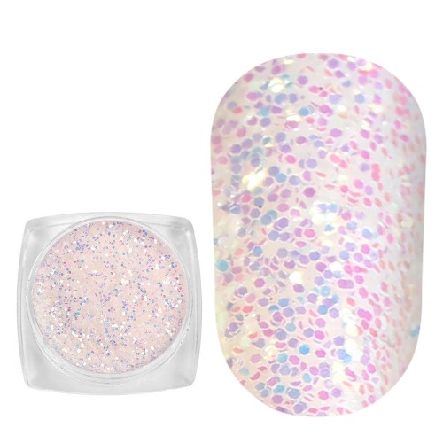 Komilfo photochromic spangles 004, size 0.4 mm, (milky/burgundy photochrome) 2.5 g Komilfo photochromic spangles 004, size 0.4 mm, (milky/burgundy photochrome) 2.5 g