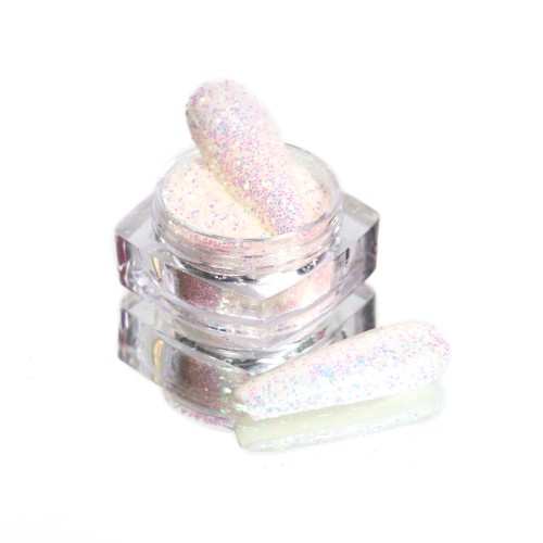 Komilfo photochromic spangles 004, size 0.4 mm, (milky/burgundy photochrome) 2.5 g