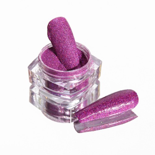 Komilfo spangles 007, size 0.1 mm, (fuchsia hologram) E2.5 g