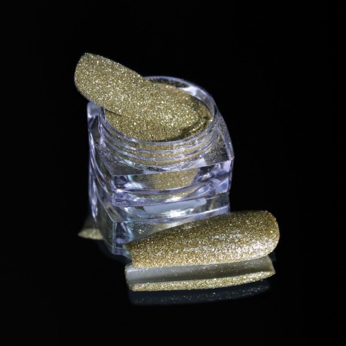 Komilfo spangles 109, size 0.08 mm, (light gold) E, 2.5 g