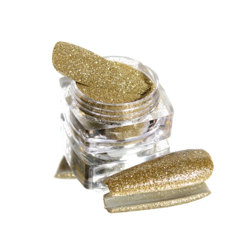 Komilfo spangles 109, size 0.08 mm, (light gold) E, 2.5 g