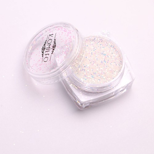 Komilfo photochromic spangles 004, size 0.4 mm, (milky/burgundy photochrome) 2.5 g