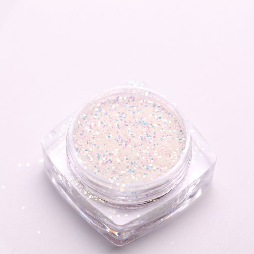 Komilfo photochromic spangles 004, size 0.4 mm, (milky/burgundy photochrome) 2.5 g