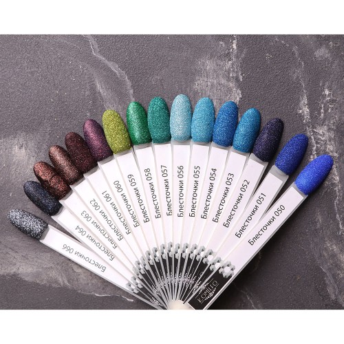 Komilfo spangles 059, size 0.1 mm, (light green) E, 2.5 g