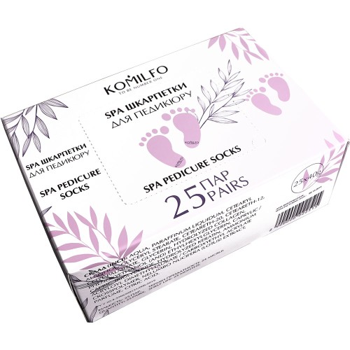 Komilfo SPA pedicure socks, 25 pairs Komilfo SPA pedicure socks, 25 pairs