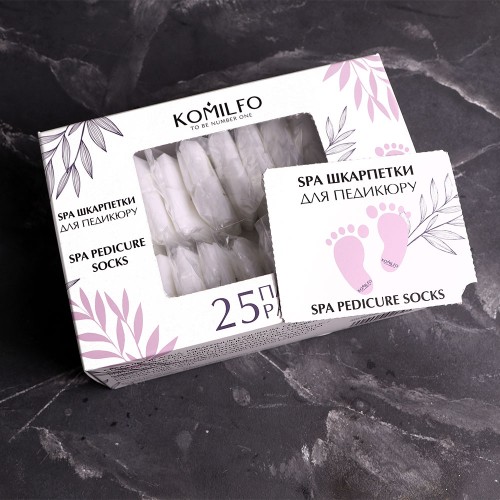 Komilfo SPA pedicure socks, 25 pairs