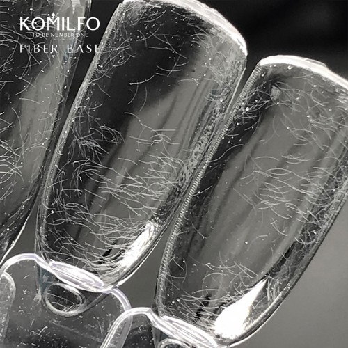 Komilfo Fiber Base – base for nails with nylon fibers, 15 ml