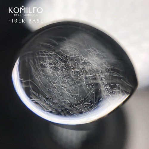 Komilfo Fiber Base – base for nails with nylon fibers, 15 ml