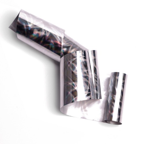 Foil for design, silver ornament, hologram