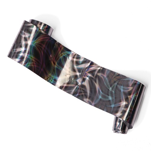 Foil for design, silver ornament, hologram