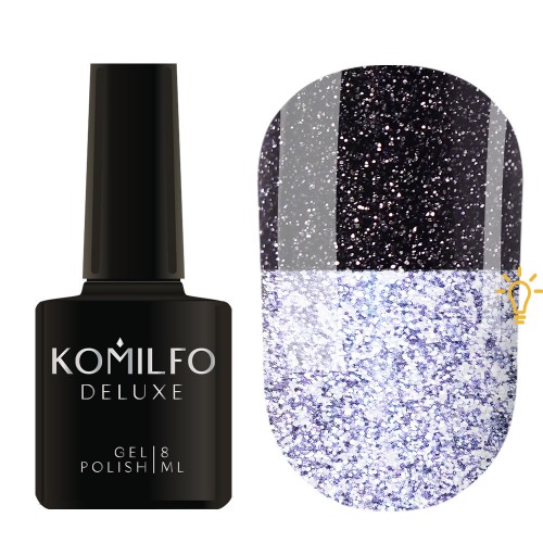 Komilfo Luminous Collection L006 (dark eggplant black, reflective), 8 ml Komilfo Luminous Collection L006 (dark eggplant black, reflective), 8 ml