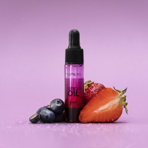 Komilfo cuticle oil with dropper “Berry aroma”, 10 ml