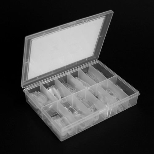 Komilfo SoFast Nail Forms Square, 240 pcs