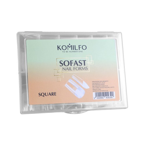 Komilfo SoFast Nail Forms Square, 240 pcs Komilfo SoFast Nail Forms Square, 240 pcs