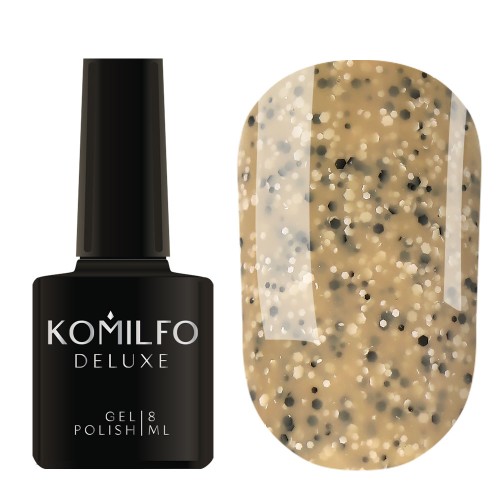 Gel Polish Komilfo Stone Collection ST003 (caramel, with crumbs), 8 ml Gel Polish Komilfo Stone Collection ST003 (caramel, with crumbs), 8 ml