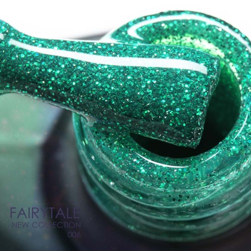 Gel polish Komilfo Fairytale Cat Eye 006 (pale green, magnetic, reflective), 8 ml