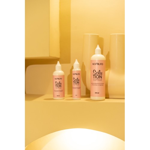 Komilfo Solution Cuticle Remover – cuticle remover, alkaline, 53 ml