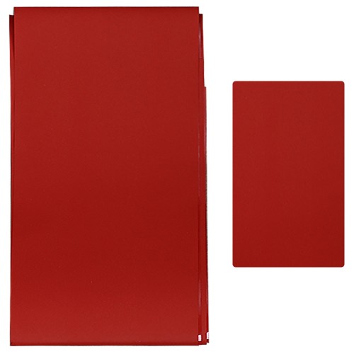 Komilfo foil for craquelure, red, matt Komilfo foil for craquelure, red, matt