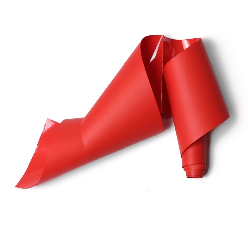 Komilfo foil for craquelure, red, matt