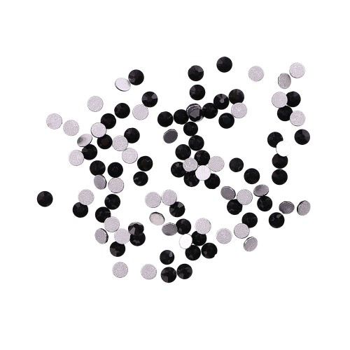 Komilfo rhinestones Jet Black, size 8 (pack of 100) Komilfo rhinestones Jet Black, size 8 (pack of 100)
