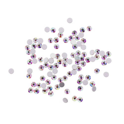 Komilfo strasses, Crystal AB, size 8 (100 pcs per pack) Komilfo strasses, Crystal AB, size 8 (100 pcs per pack)