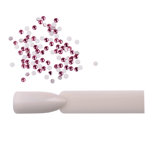 Komilfo rhinestones (pack of 100), Rose, size 5