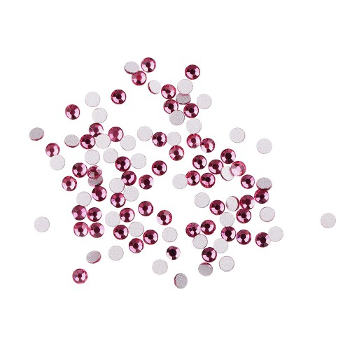 Komilfo rhinestones (pack of 100), Rose, size 5 Komilfo rhinestones (pack of 100), Rose, size 5