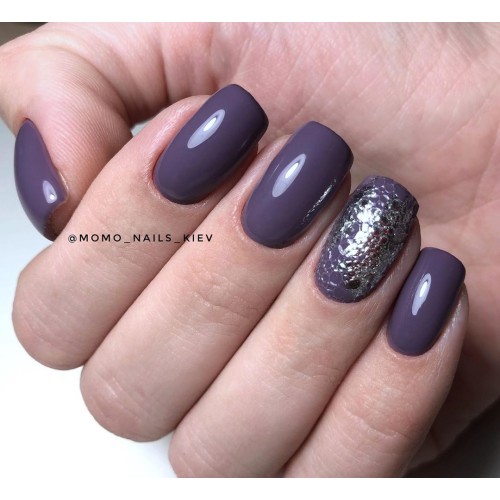 Гель-лак Komilfo Deluxe Series №D110 (серо-фиолетовый, эмаль), 8 мл